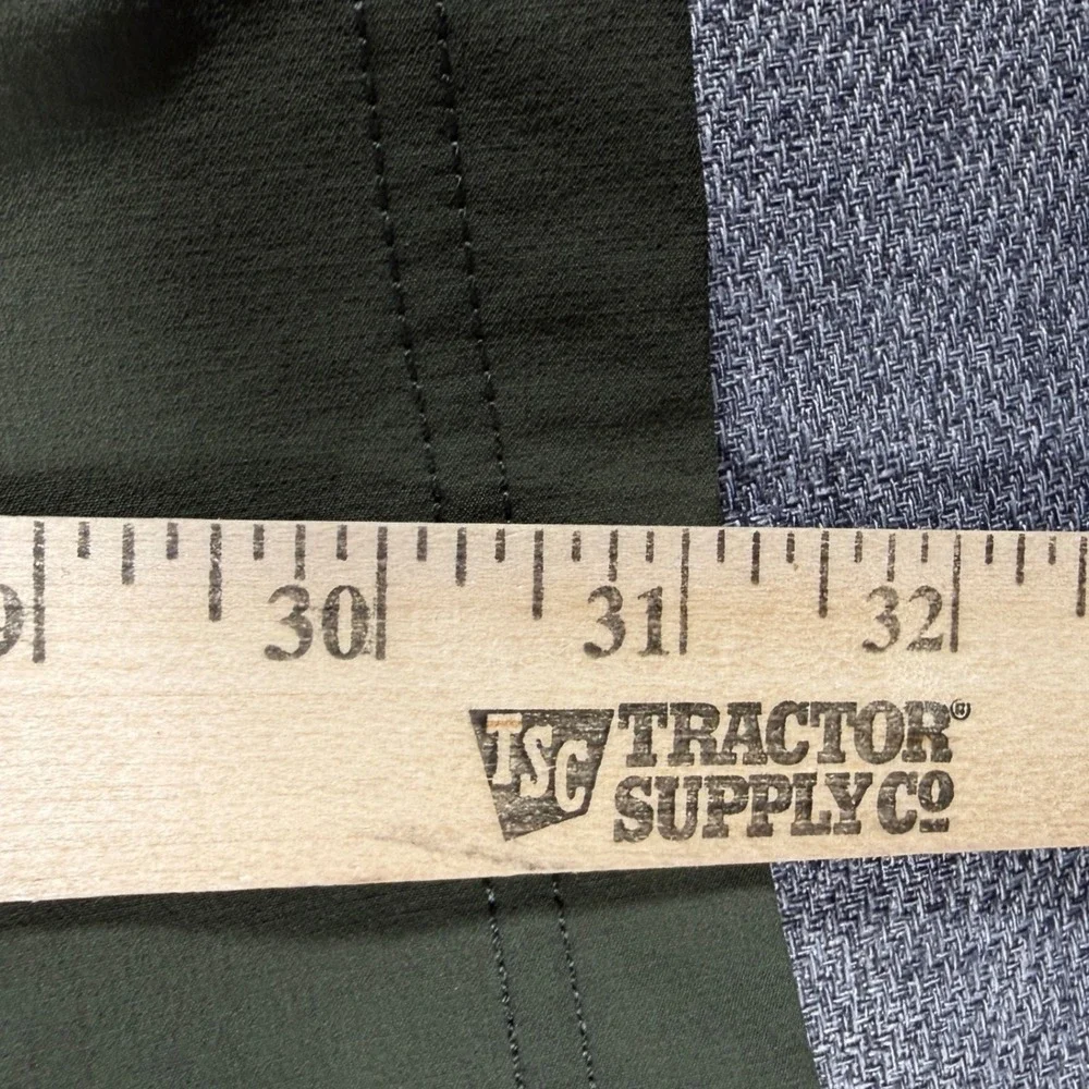 Duluth Trading Co Women 18 Long Green Moto Utility Pants Stretch Outdoor